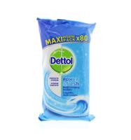 Dettol Power & fresh wipes ocean (80 st) - thumbnail