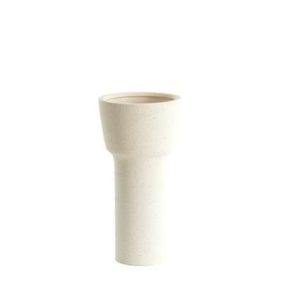 Light & Living Vaas 'Alsacia' Keramiek, 38cm, kleur Mat Crème