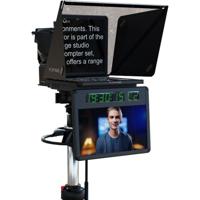 Fortinge 21 inch carbon hood teleprompter system for eng / studio cameras - thumbnail