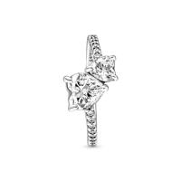 Pandora 191198C01 Ring Sparkling Heart Solitaire zilver-zirconia wit - thumbnail