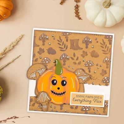 Vaessen Creative • embossing folder herfstfiguren 15x15cm 1st.
