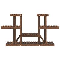 Plantenstandaard 110x25x73 cm massief vurenhout - thumbnail