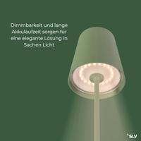 SLV Buiten tafellampVinolina Two groen - oplaadbaar - 1007696 - thumbnail