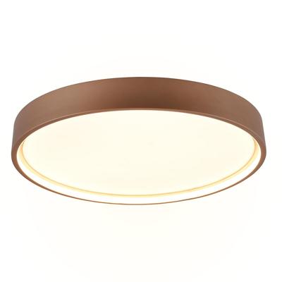 LED Plafondlamp 29W - Aanpasbare Lichtkleur - Rond Coffee Metaal