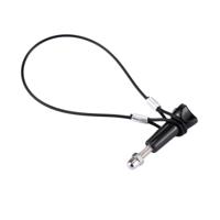 RVS Lanyard / ketting met schroeven voor GoPro HERO4 /3+ /3 /2 /1, Lanyard-Lengte: over 31.5cm(zwart) - thumbnail