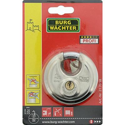 Burg Wächter 37761 Hangslot 70.80 mm Verschillend sluitend RVS Sleutelslot Burg Wächter 37761 Hangslot 70.80 mm Verschillend sluitend RVS Sleutelslot