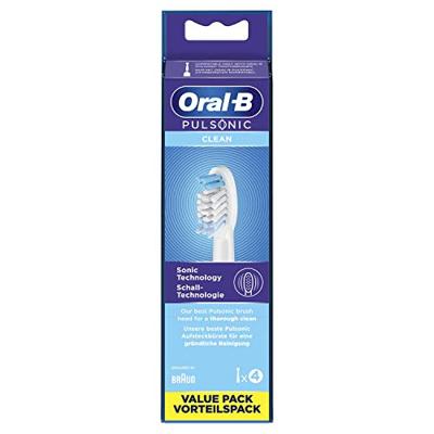 Oral-B Pulsonic Clean Opzetborstel voor elektrische tandenborstel 4 stuk(s) Wit