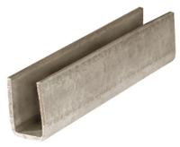 93S/1800-U-profiel 1800 mm, verzinkt staal - thumbnail