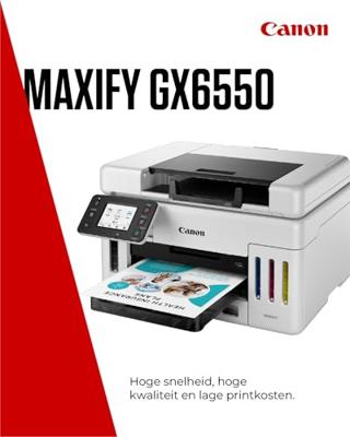 Canon MAXIFY GX6550 Inkjet A4 600 x 1200 DPI Wifi - thumbnail