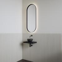 Fonteinset | BWS Leto | Planchet Black Veneer | Waskom Mat Zwart - thumbnail