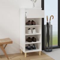VidaXL Schoenenkast 40x36x105 cm bewerkt hout wit - thumbnail