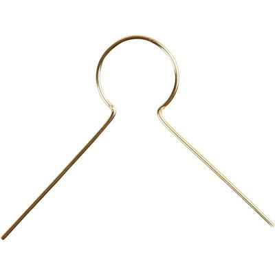 Creativ Company Metalen hanger, l: 22 mm, gatgrootte 8 mm, verguld, 50 stuk/ 1 doos