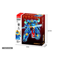 Sluban Warriors blauwe samoerai (m38-b1312) - thumbnail