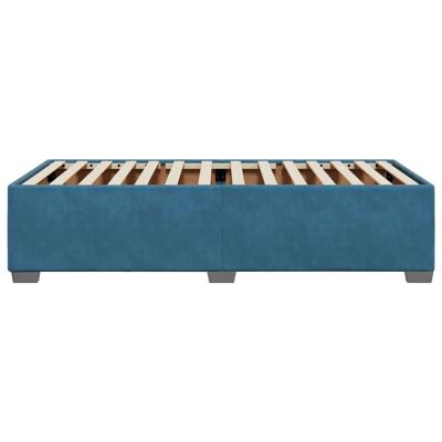 Bedframe fluweel blauw 90x190 cm
