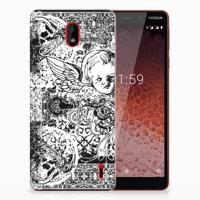 Silicone Back Case Nokia 1 Plus Skulls Angel - thumbnail