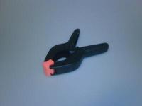 Marktklem 12 cm kunststof zwart - 90 stuks - thumbnail