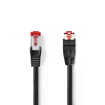 CAT6 SF/UTP-Netwerkkabel | RJ45 Male - RJ45 Male | 1,0 m | Zwart