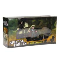 Johntoy army forces speelset helikopter en motor - thumbnail