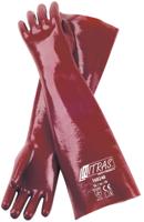 NITRAS SAFETY Pvc gloves 40cm long nitras red - thumbnail