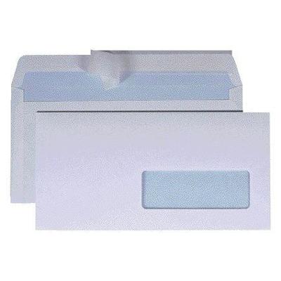 Envelop Quantore 114x229mm venster 4x11cm rechts zelfkevend 50 stuks