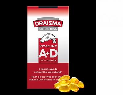 Draisma Vitamine A + D Levertraancapsules Draisma Vitamine A + D Levertraancapsules