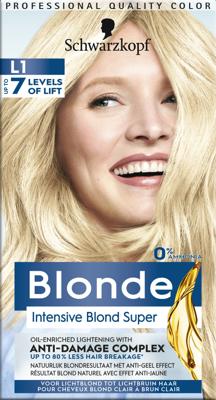 Schwarzkopf Schwarzkopf Poly Blonde Intensive Blond L1 Super Haarverf - 60ML