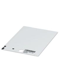 Phoenix Contact 0800465 US-EML (104X140) Apparaatmarkering Montagemethode: Plakken Markeringsvlak: 14 x 40 mm Wit Aantal markeringen: 10 10 stuk(s) - thumbnail