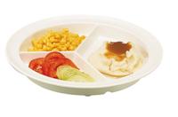 Verdeelbord Met 3 vakken | GripWare | Anti-slip dopjes | Diameter 22 cm | PR65601 - thumbnail