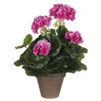 Decoratieve plant Mica Decorations PVC Geranium (11,5 x 33 cm) - thumbnail