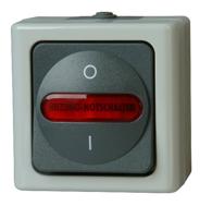 Kopp 562356009 BlueElectric Compleet Verwarmingsnoodschakelaar spatwaterdicht Grijs 1 stuks 1 stuk(s) - thumbnail