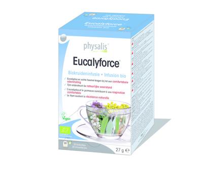 Physalis Biokruideninfusie Eucalyforce Thee 20Stuks