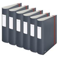 Ordner Leitz Cosy Active 180° 82mm PP A4 fluweel grijs | 6 stuks - thumbnail