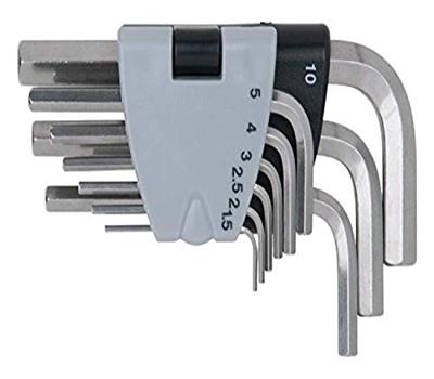 KS Tools 964.0320 Inbus Haakse schroevendraaierset 1.5 mm, 2 mm, 2.5 mm, 3 mm, 4 mm, 5 mm, 6 mm, 8 mm, 10 mm 9-delig