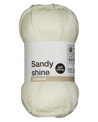 Sandy shine Breigaren - Wit