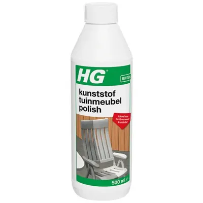 HG kunststof tuinmeubel polish 500ml