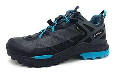 AKU Rocket Dfs Gtx Lage Wandelschoen Dames Black/Turquoise 37,5