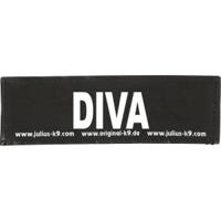 Julius-K9 tekstlabel Diva 16 x 5 cm - thumbnail
