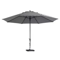 Grote Luxe Parasol Timor 400 cm Polyester Grijs van Madison - thumbnail