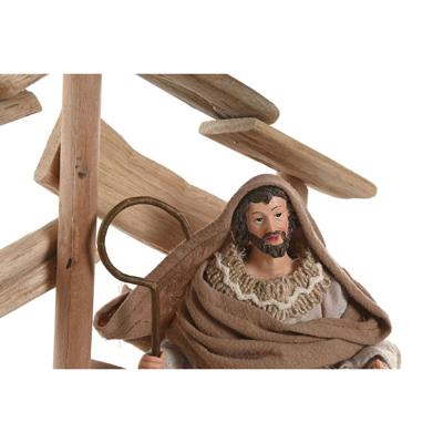 Kerststal set Home ESPRIT Bruin Beige Hout MDF