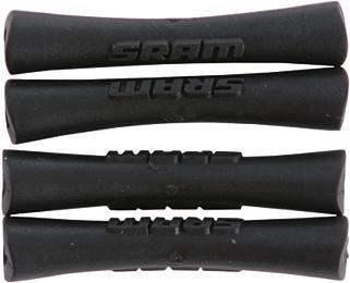 Sram kabeldeel frame beschermers 2x 4mm en 2x 5mm zwart