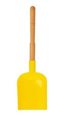 Androni Schep met houten steel kleur, 34cm