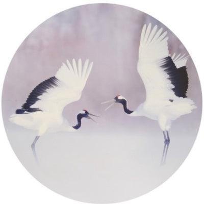 Schilderij kraanvogels 78 cm | 4 stuks