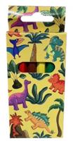 LG-Imports Kleurpotloden dino, 6st. - thumbnail