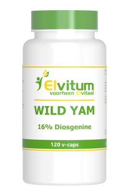 Elvitum Wild yam 100mg 16% diosgenine 120 Vegetarische capsules