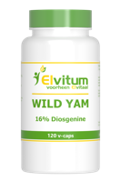 Elvitum Wild yam 100mg 16% diosgenine 120 Vegetarische capsules - thumbnail
