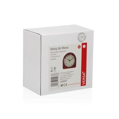 Tafelklok Versa Luxa Rood Plastic 5,8 x 10 x 10 cm