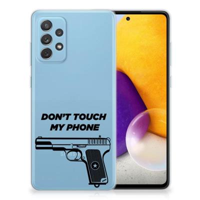 Samsung Galaxy A72 Silicone-hoesje Pistol DTMP Samsung Galaxy A72 Silicone-hoesje Pistol DTMP