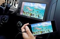 Sony XAV-1550ANT WebLink 2.0 DAB+ ontvanger met Bluetooth voor handsfree, navigatie via smartphone | 6,2 inch display en draaiknop - thumbnail
