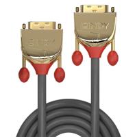 Lindy 36216 15m DVI-D DVI-D Goud DVI kabel - thumbnail