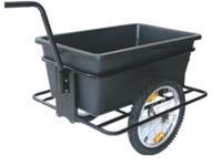 Roland big boy fietskar - kunststof/staal - 90l - zwart - thumbnail